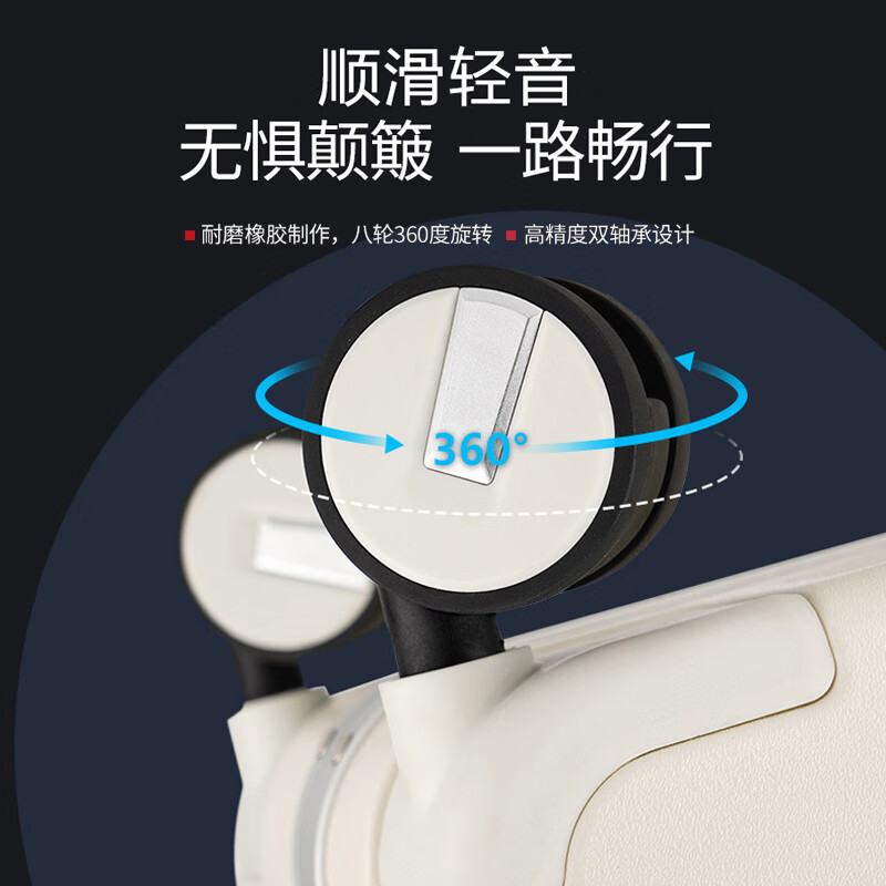 REDOO行李箱大容量箱铝框旅行箱上飞机男士拉杆箱多功能密码箱子可坐人 深邃灰【USB+杯架+手机支架】 20英寸 登机/短途 推荐