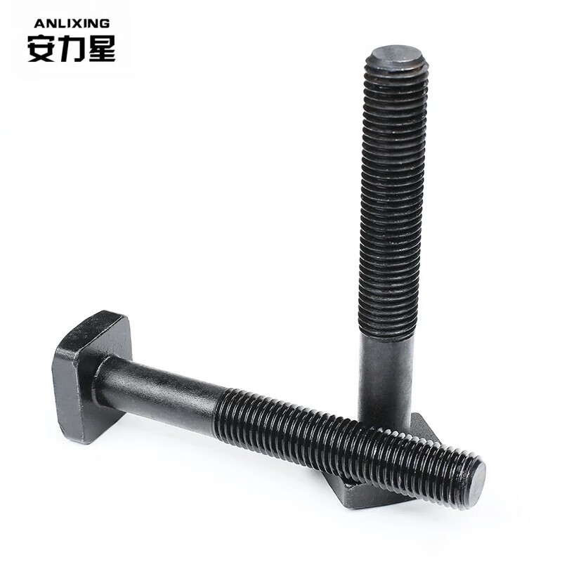 ALX/安力星 GB37 T型槽用压板螺栓 碳钢 8.8级 发黑 半牙 M16×70 1个 M16*70