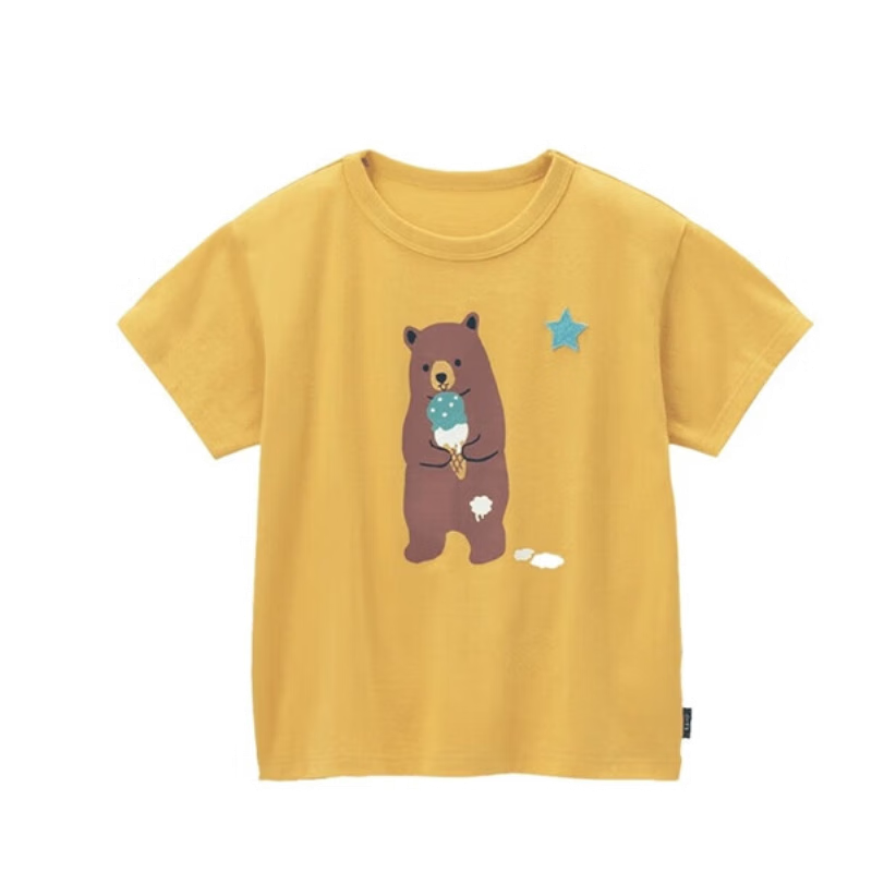 ǧȤ�� ͯװ��ͯŮͯT�����Ŀ�ͨӡ������������ʶ�ͯ����t�� ������ɫ 110 cm