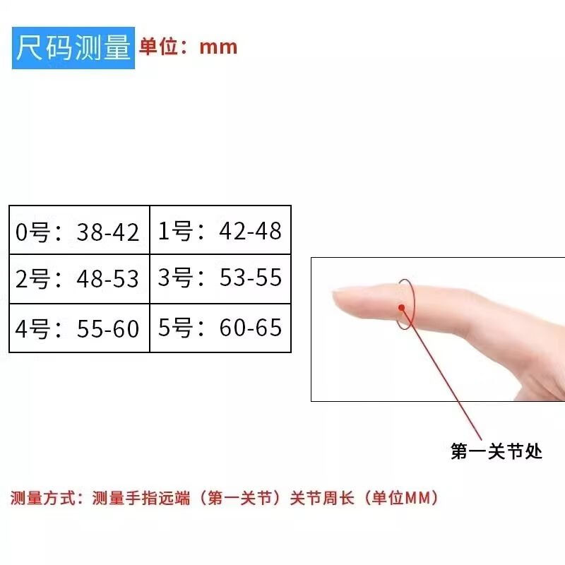 医用手指弯曲矫正器骨折固定指套夹板支具关节变形支架锤状指护具 5号/60-65mm[建议成人大拇指| S-适用小指/拇指/儿童手指