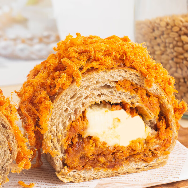 南风窗手作欧包代餐面包手工零食咸口欧包食品下午茶糕点早餐饱腹面包 辣松大毛250g