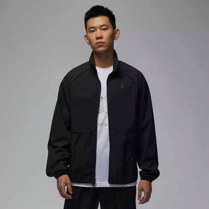 耐克（NIKE）外套男Jordan 2025春季男装时尚潮流运动休闲立领梭织夹克 HF9886-010 XL 【180】