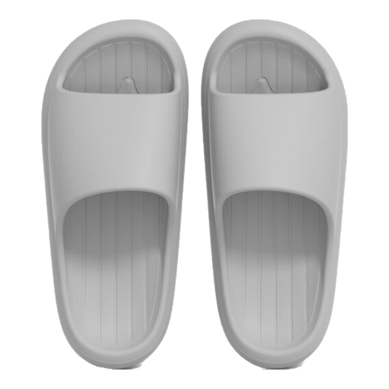 樸西居家男士拖鞋四季防滑拖鞋外穿浴室防滑軟底靜音eva情侶涼拖鞋 灰色 【經(jīng)典莫蘭迪灰】 46-47