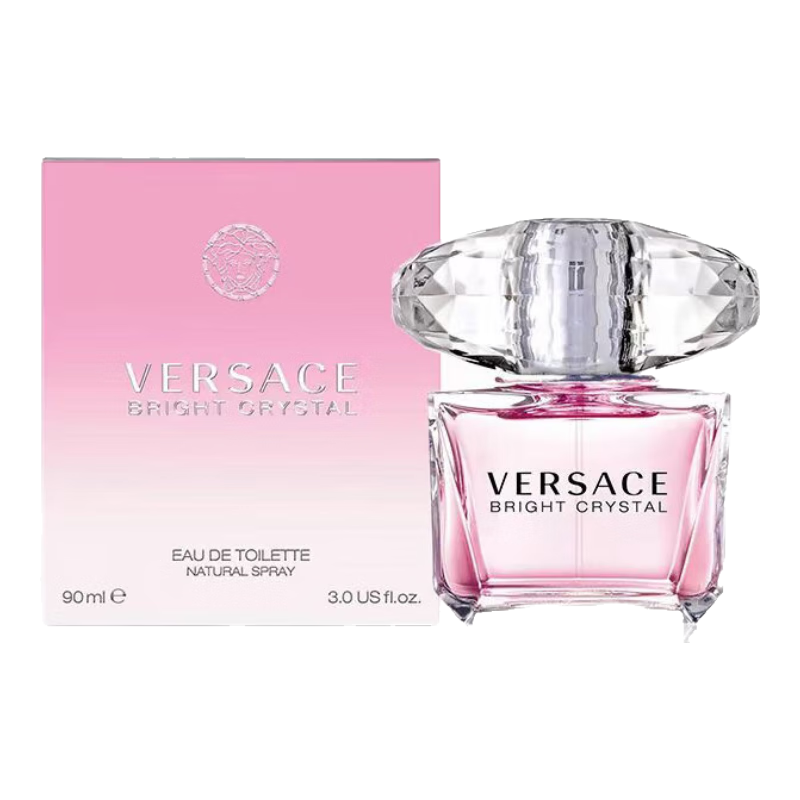 范思哲Versace香戀水晶鉆粉鉆女士淡香水持久30ml 50ml 90ml 粉耀晶鉆女士香水90ml