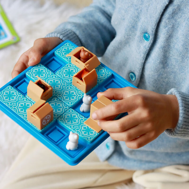 SMART GAMES猫咪快递盒 儿童益智玩具创意亲子闯关桌游 女孩开学礼物 7岁+