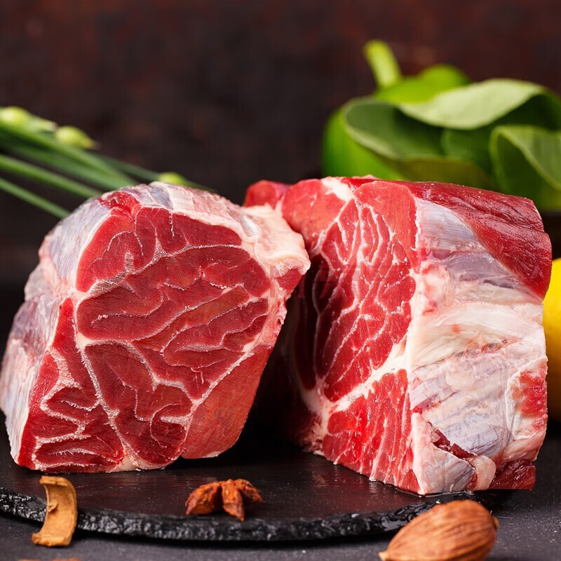 伊舜新鲜原切黄牛腱子多筋牛腱生鲜牛肉腱子心芯 多筋牛腱3000克