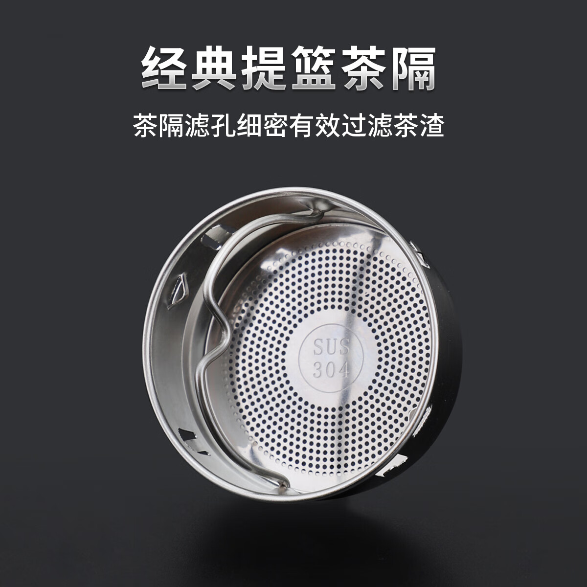 格亚商务双层玻璃杯加厚耐高温玻璃高端商务泡茶杯车载办公杯定制团购 400ml