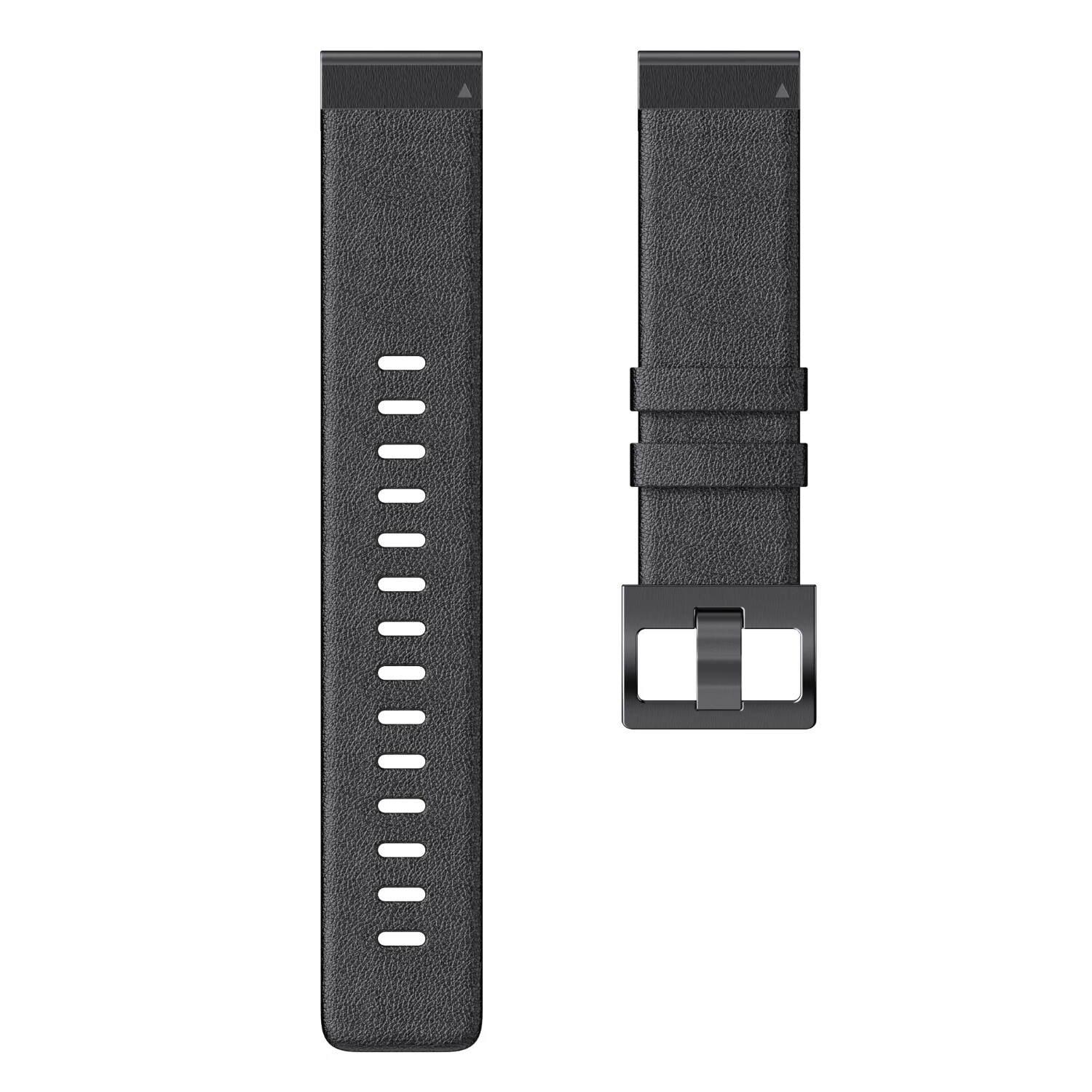 ENDUROBAND适用于佳明Garmin飞耐时Fenix8/7X/6XPro/5X/泰铁时安夺2/3本能手表带 黑色【黑扣】 22mm
