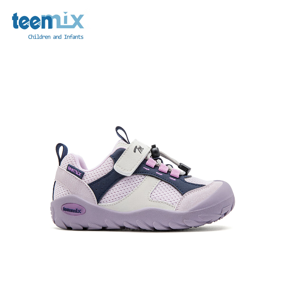 天美意儿童运动鞋2024春秋新款透气网面鞋 紫色 31