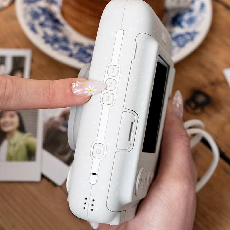 富士（FUJIFILM）instax mini liplay 拍立得数模一体可选择打印ccd胶片相机照相手机照片打印情人礼物 恋人白【不含配件盒】 套餐C【标配+40张白边相纸】