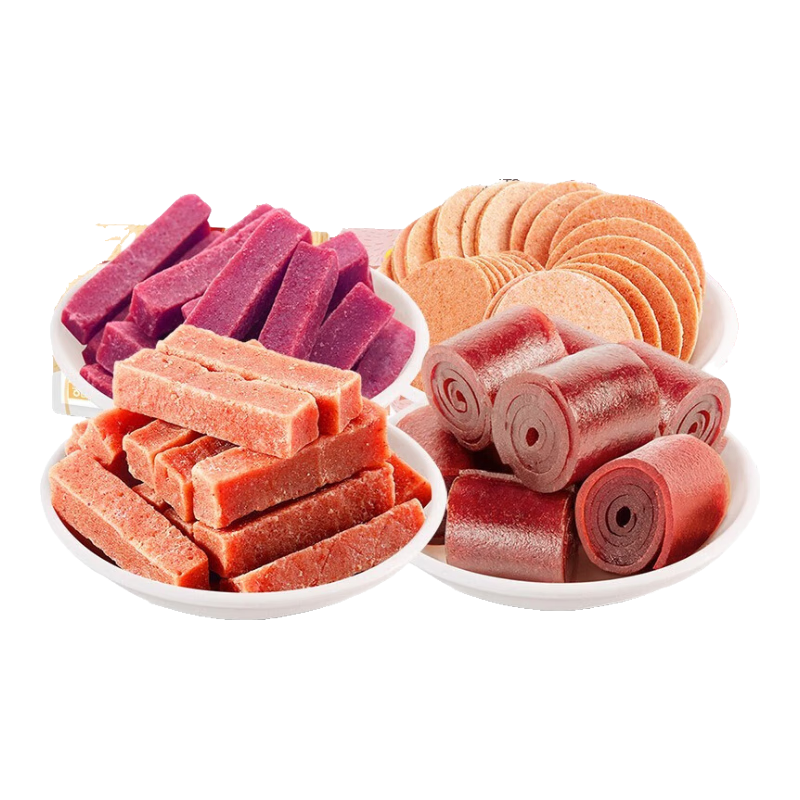 味滋源 山楂卷山楂制品果丹皮蜜饯果干山楂片紫椹山楂条果脯怀旧零食 山楂条 500g*1袋