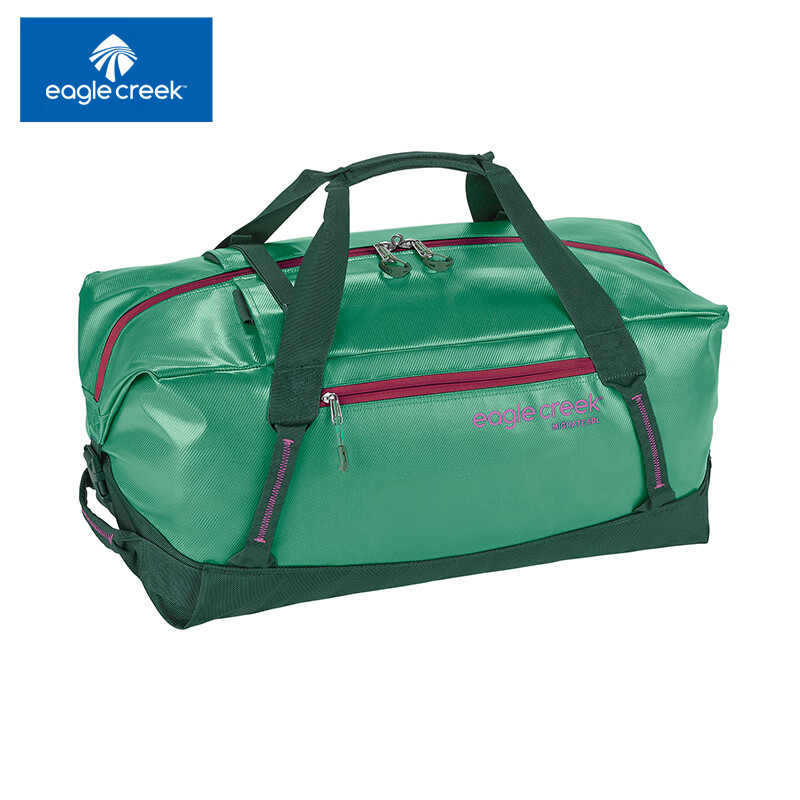 EAGLE CREEK馱包露營防水戶外行李袋可折疊旅行袋手提大容量短途駝包 柳綠色 61L