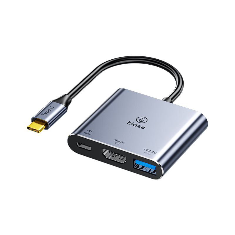 ������ Type-Cתhdmi/USB3.0/PD��չ��ƻ������ת����macbook ת��ͷ�ֻ���ͶӰ����ʾ����չ��USB-C���� 22.32Ԫ