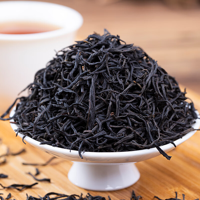 鼎祺【过年茶礼】小种红茶礼盒武夷特产茶叶小罐装泡水盒300克 【国风双罐陶瓷装】红茶小种300g