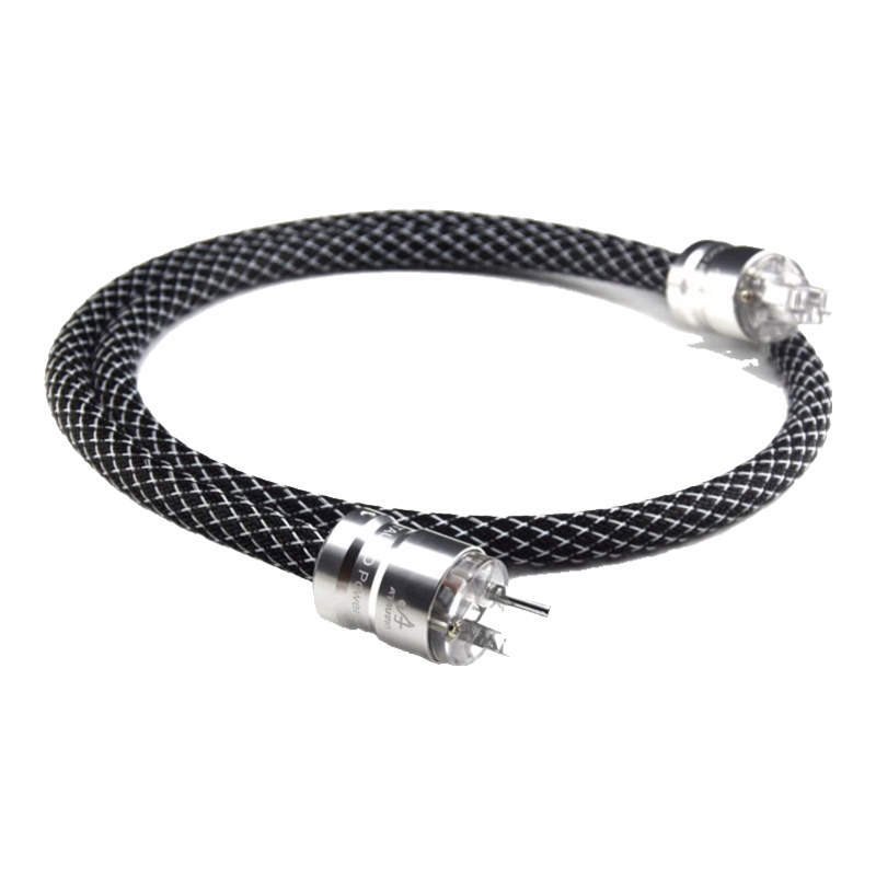 ATAUDIO X6發(fā)燒電源線Hifi 6N純銅膽機(jī)CD電源線美標(biāo)國標(biāo)音響線材 國標(biāo)版 1米