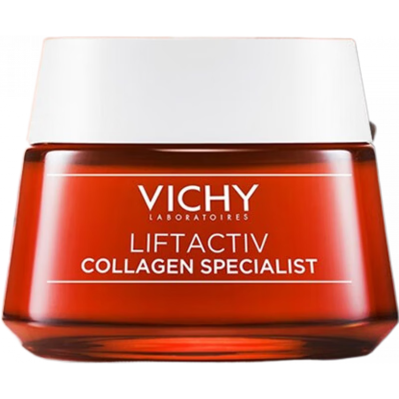 薇姿（VICHY）膠原蛋白含肽和維v生素C保濕面霜 50ml  七夕禮物 50ml