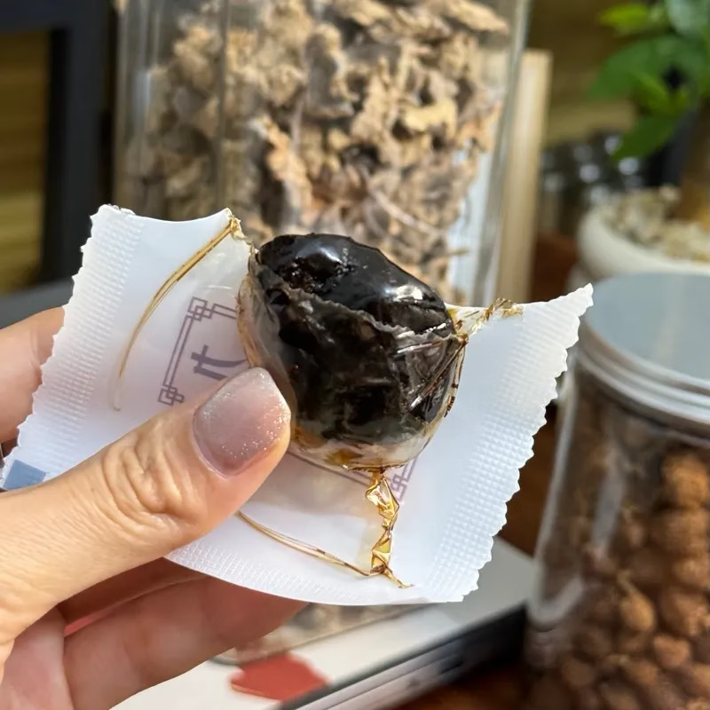 北京同仁堂九华素九蒸九晒黄精果独立包装九制黄精中药材即食泡茶 九华山黄精果250g半斤