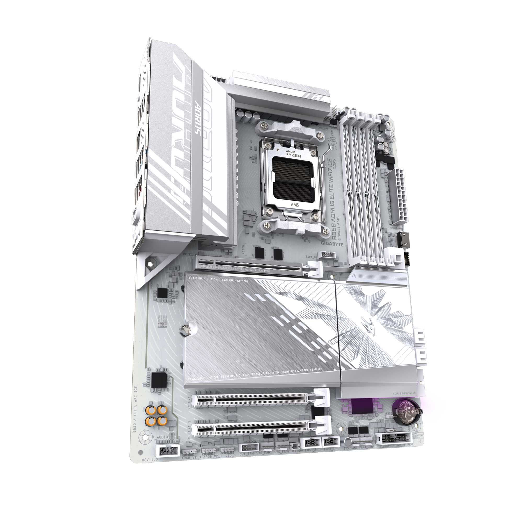 技嘉 AMD B850 AORUS 单主板小雕/冰雕/电竞雕 支持锐龙R7 9800X3D/7800X3D/9700X/R5 9600X CPU B850 AORUS ELITE WiFi7 冰雕