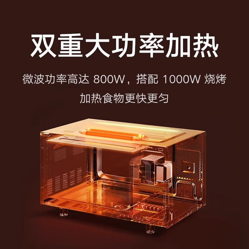 米家（MIJIA）家微波炉蒸烤箱微烤一体机23L家用小型迷你智能平板式大容量 米家智能微烤一体机/赠烤架 \仅拆封未使用99噺*