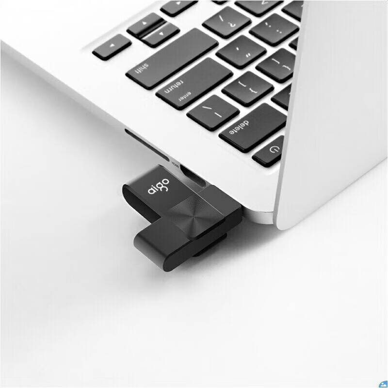 爱国者（aigo）U盘USB2.0迷你款 U266 商务办公学习车载歌曲投标小容量电脑优盘 【8G】迷你旋转u盘