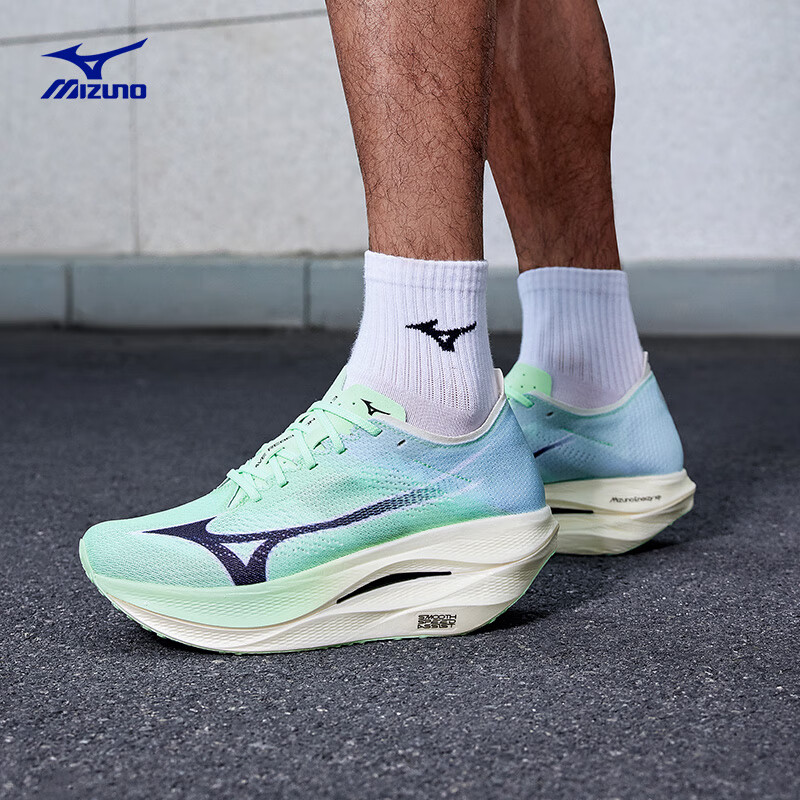 美津浓（MIZUNO）WAVE REBELLION PRO 3 专业马拉松竞速训练PB跑步鞋