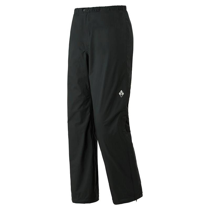 mont·bell 雨行者冲锋裤女款户外防风防水单层硬壳裤 1128664 BK黑色 M