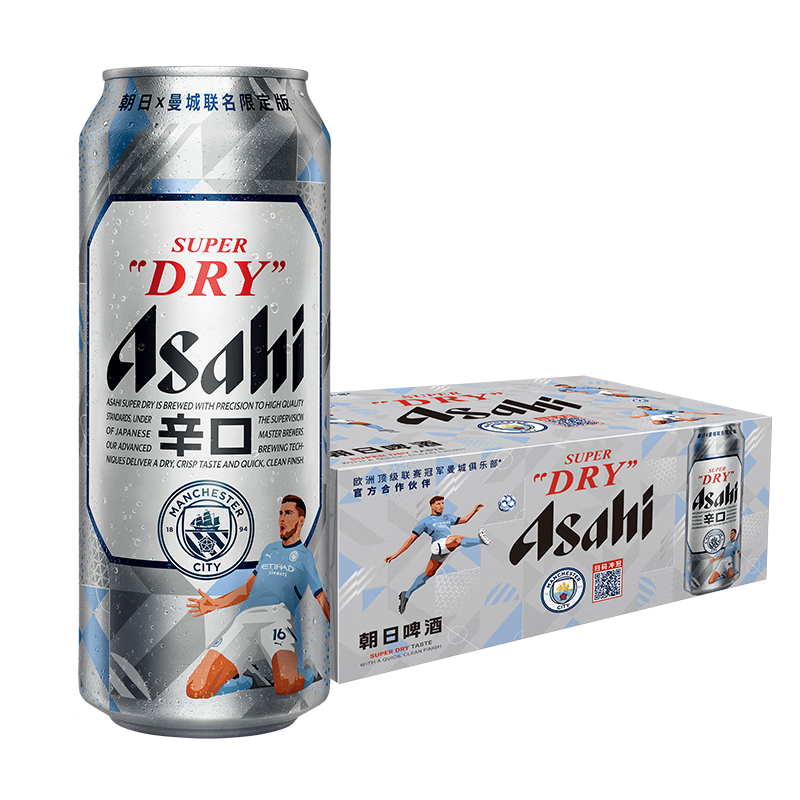 朝日Asahi朝日超爽生啤酒 500ml*24听 10.9度  整箱装
