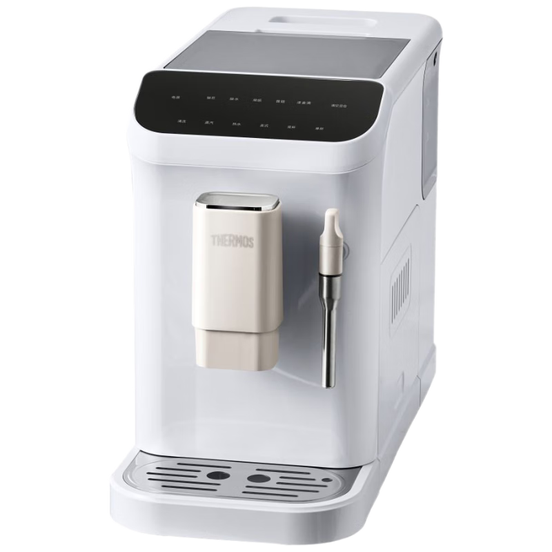 膳魔师（THERMOS）【新年礼物】全自动咖啡机 意式研磨一体智能数显 恒温萃取办公室多功能家用现磨咖啡机 EHA-3424E