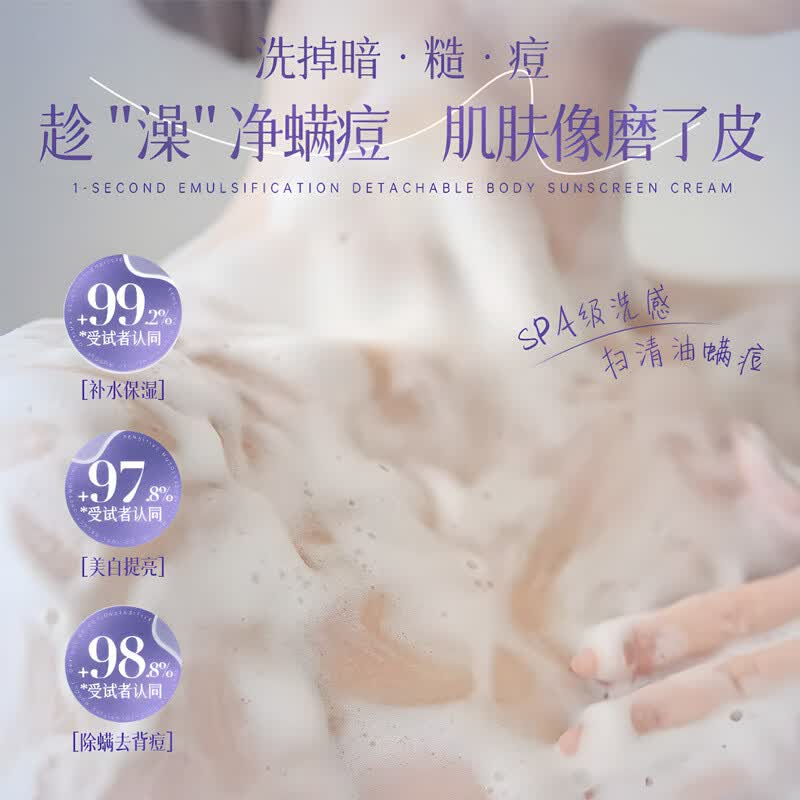 【拍2件39包邮】儒意 鸢尾花香水沐浴露 800ml