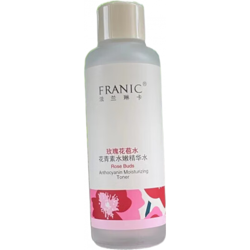 法蘭琳卡（FRANIC）法蘭琳卡玫瑰花苞水花青素水嫩柔膚水補水保濕亮膚水乳液