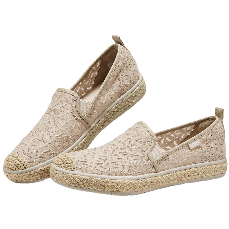 斯凱奇（Skechers）單鞋女士2025夏季淺口漁夫鞋透氣一腳蹬時尚百搭休閑鞋114046