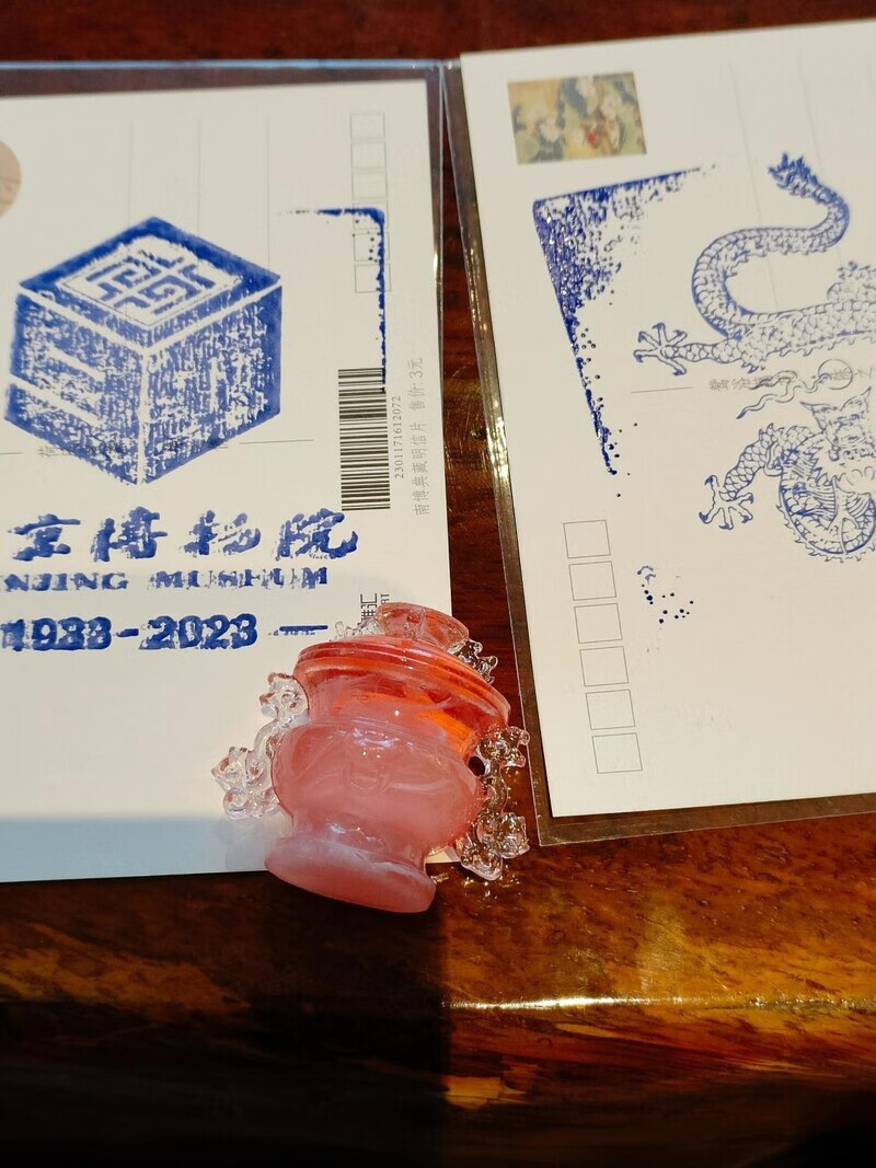 磁吸南京博物馆小粉炉博物院馆文创芙蓉螭耳立体冰箱贴旅游纪念品 小粉炉-芙蓉石蟠螭耳炉【1个】