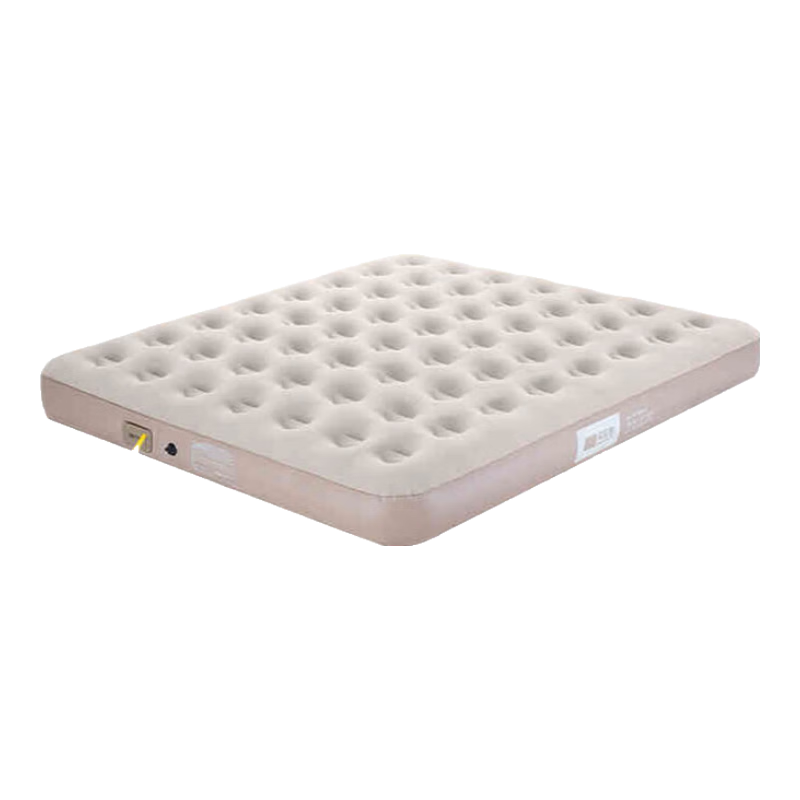 探險(xiǎn)者充氣床墊戶外露營(yíng)氣墊床打地鋪家用床墊自動(dòng)充氣可拆卸靠背 卡其三人內(nèi)置泵充氣床+收納包