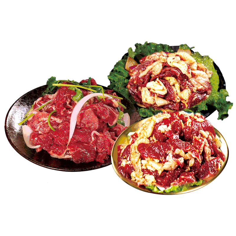 西牛优选齐齐哈尔烤肉750g 家庭延边烤肉牛肉半成品朝鲜烧烤食材 源头直发