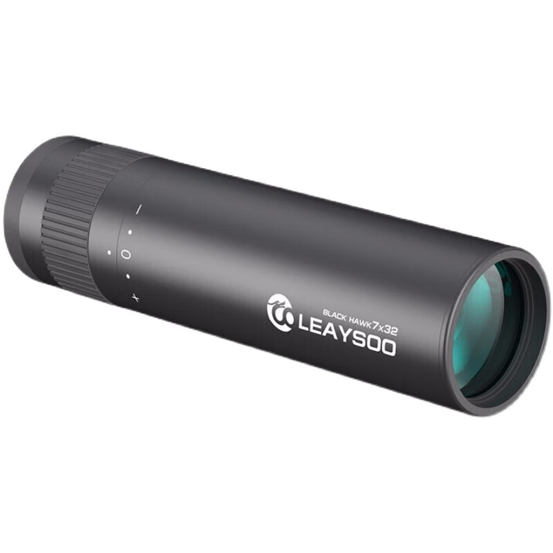 雷龍（leaysoo）黑鷹7X32全金屬充氮防水微光可視戶外單筒望遠(yuǎn)鏡 黑鷹7X32單筒