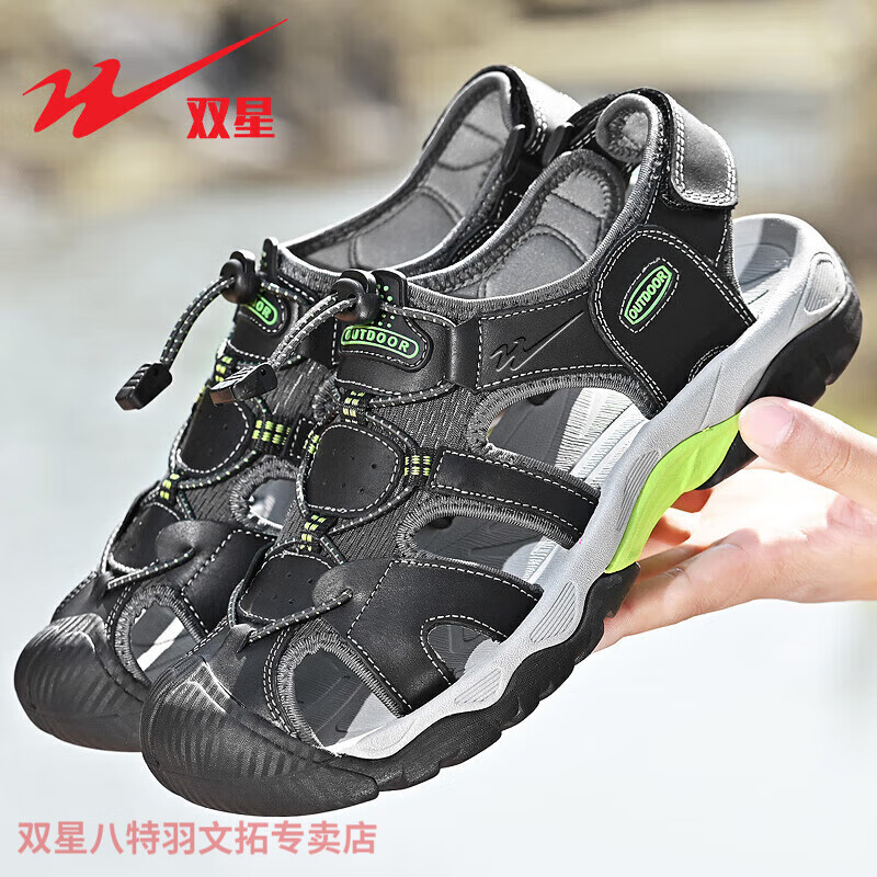 ���ڲ�����˫�ǰ�����Ь2025�¿��ļ���ͷ���������˶�ɳ̲Ь��Ь�з�ײ�⴩��ĥ��Ь ��ɫWDSM-66275 38