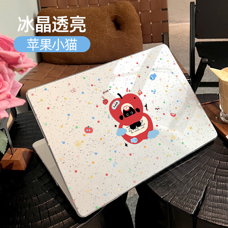 MOROCK【2025新品】适用苹果macbookair13保护壳13英寸pro笔记本14外壳mac电脑轻薄m3配件13.6透明套m2 苹果小猫 Air(13.3寸)A2337/A2179
