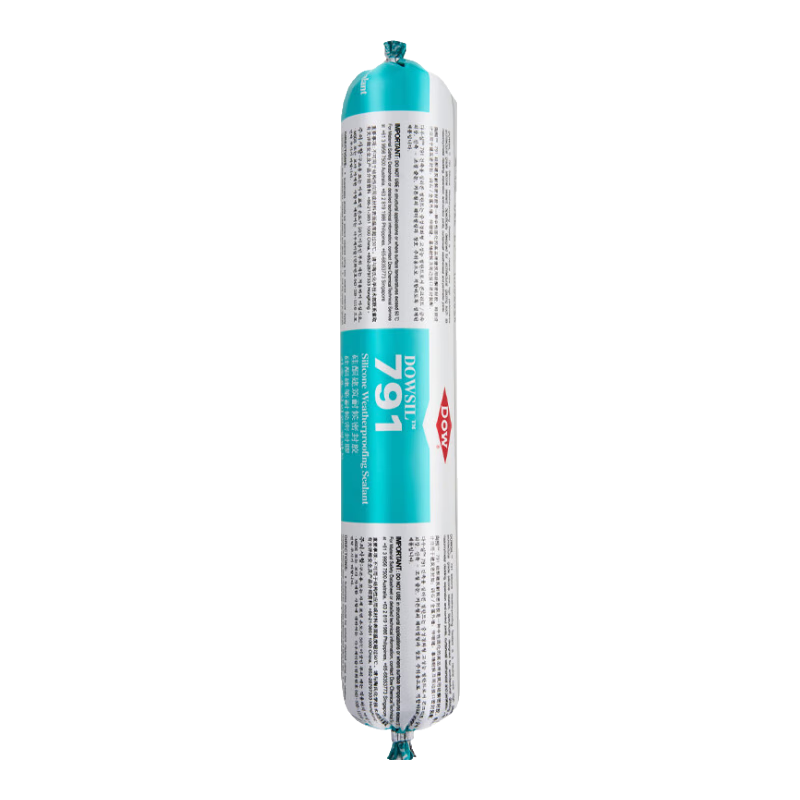 陶熙（DOWSIL）道康宁791进口防水胶玻璃胶窗户门缝密封条结构胶耐候胶密封胶 791耐候胶 整箱（16支灰色）