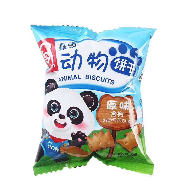 嘉頓（Garden）動物餅干500g小餅干仿動物形辦公室休閑零食散裝稱重 4斤