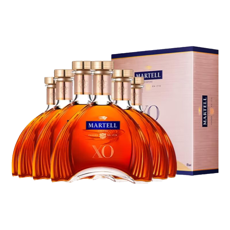 馬爹利（Martell） 拱橋  法國進(jìn)口 干邑白蘭地酒 洋酒烈酒 禮盒裝 【拱橋2斤裝】禮盒裝 1000mL 6瓶