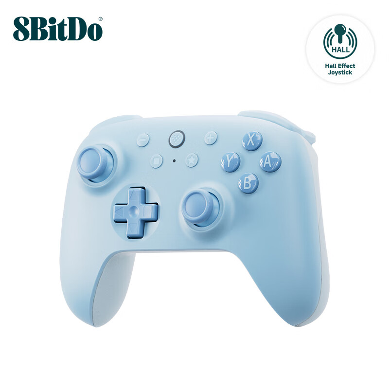 匠游八位堂猎2青春NS版游戏手柄 switch Pro女生小手手柄 lite oled游戏专用震动体感组合肩键霍尔摇杆 猎2青春NS版 海蓝
