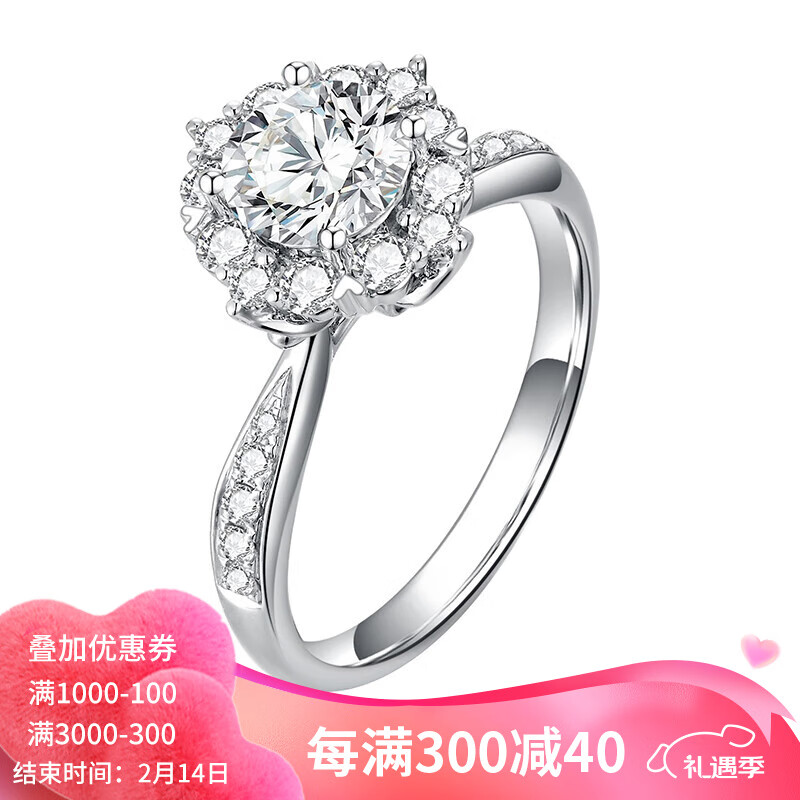 ���ڲ���������IGI����֤��18K����1�����˹�������ʯ��ָ������ʯ��Ů�� ���ƿ� IGI/60��/D/VVS2/3EX/N