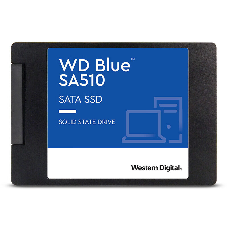 西部数据（WD）WD  M2 Blue蓝盘 1TB 2TB 4TB 全新SSD固态硬盘 西数蓝盘SA510系列《SATA接口 2.5寸》 2TB