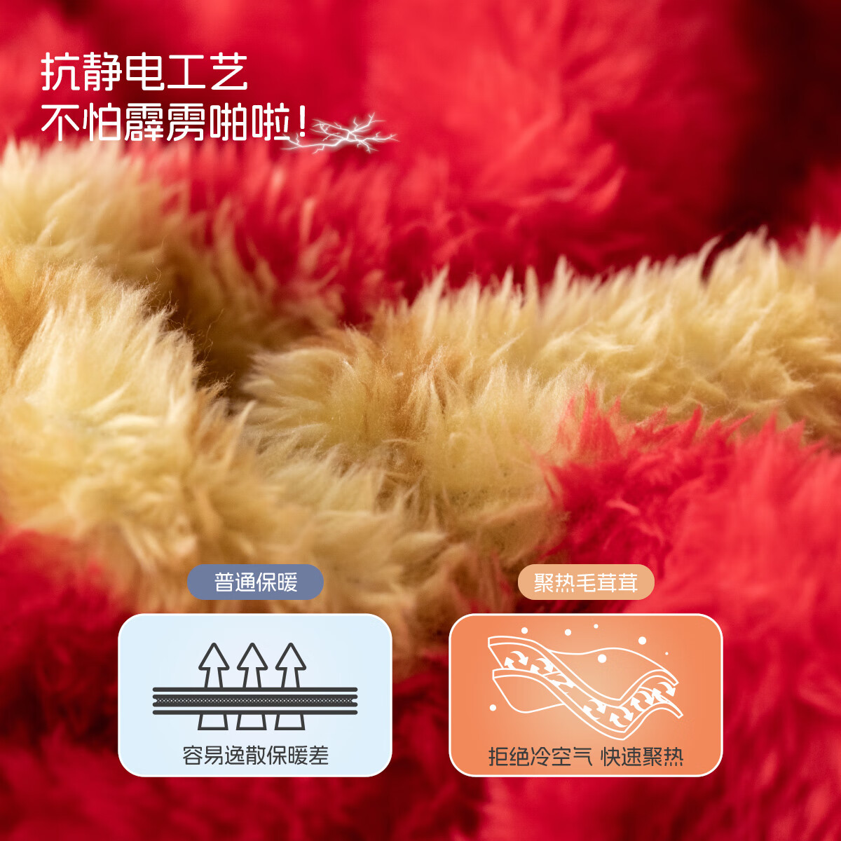 aqpa儿童婴儿裤子加绒新款秋冬保暖新年红色婴幼儿宝宝长裤外穿萌 金鱼 80