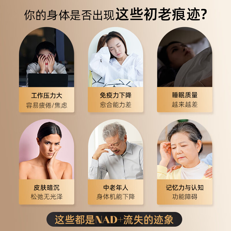 Ensonkan安迅康NMN15000+PQQ紫檀芪胶囊加拿大原装进口nad+补充剂抗衰美白 1瓶装【初步调理 日常养护】