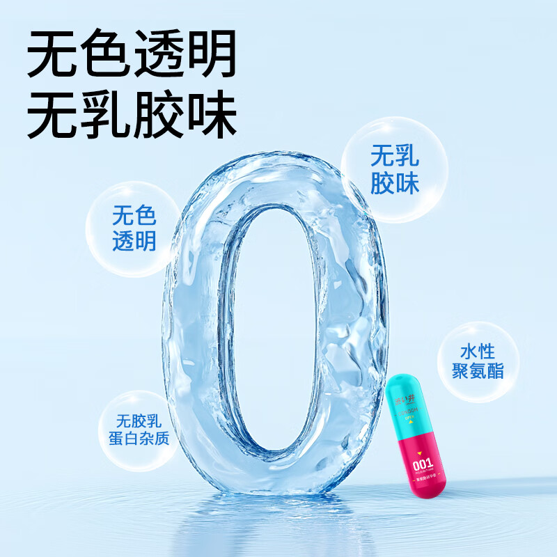 涩井日本品牌漾新胶囊避孕套001超薄超润滑热感快潮安全套女性秒喷套 超爽3只 日本涩井胶囊水性聚氨酯0.01避孕套