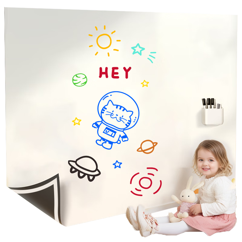 ����120*90cm���װ�ǽ������ǽ���Ƴ����԰칫�����ѧ����Сд�ְ��ʽ�����ڰ���ÿɲ���ͯͿѻǽֽ 85.04Ԫ(������)