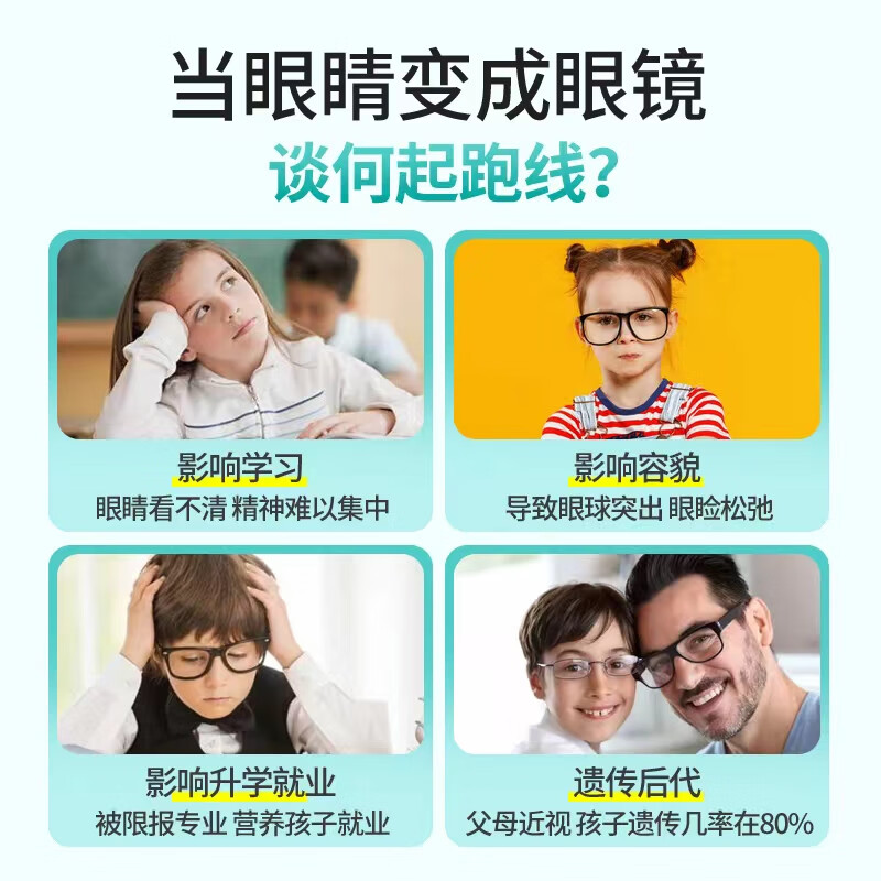 安美奇进口蓝莓叶黄素儿童专用青少年爱护眼睛呵护视力3-6-12岁近视熬夜 【12瓶超惠装】对眼镜说拜拜 60粒*12瓶