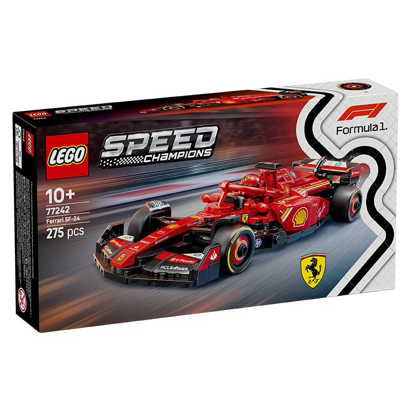 乐高 LEGO 超级赛车系列 77242 法拉利 SF-24 F1 赛车