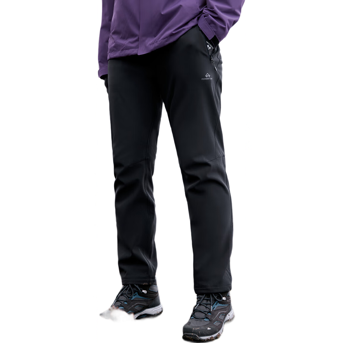 拓路者山猫软壳裤男士考杜拉防磨耐刮户外爬山登山长裤加绒休闲直筒裤子